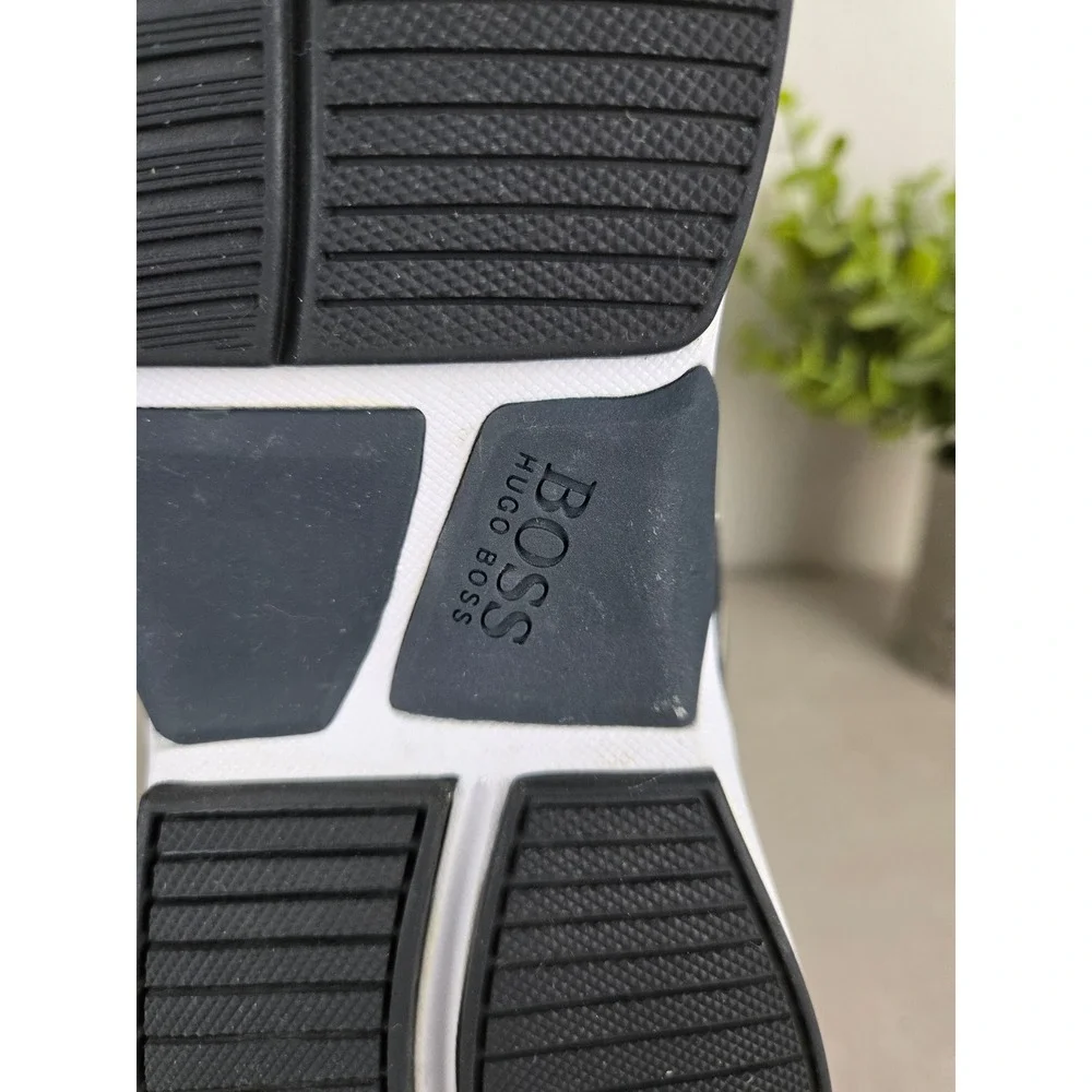 Hugo Boss Mens Navy Blue Side Logo‎ Low Top Sneakers 50397613 EU 43